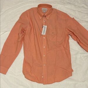 Saddlebred Men's Casual Orange Shirt